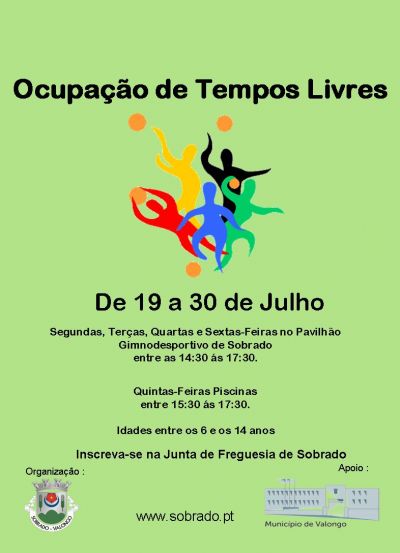Imagem - Ocupação de Tempos Livres